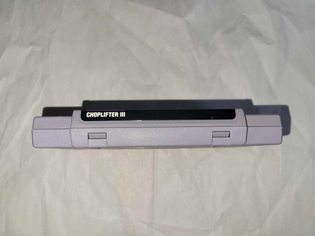 SUPER NINTENDO - CHOPLIFTER 3 - CARTRIGDE ONLY (01)